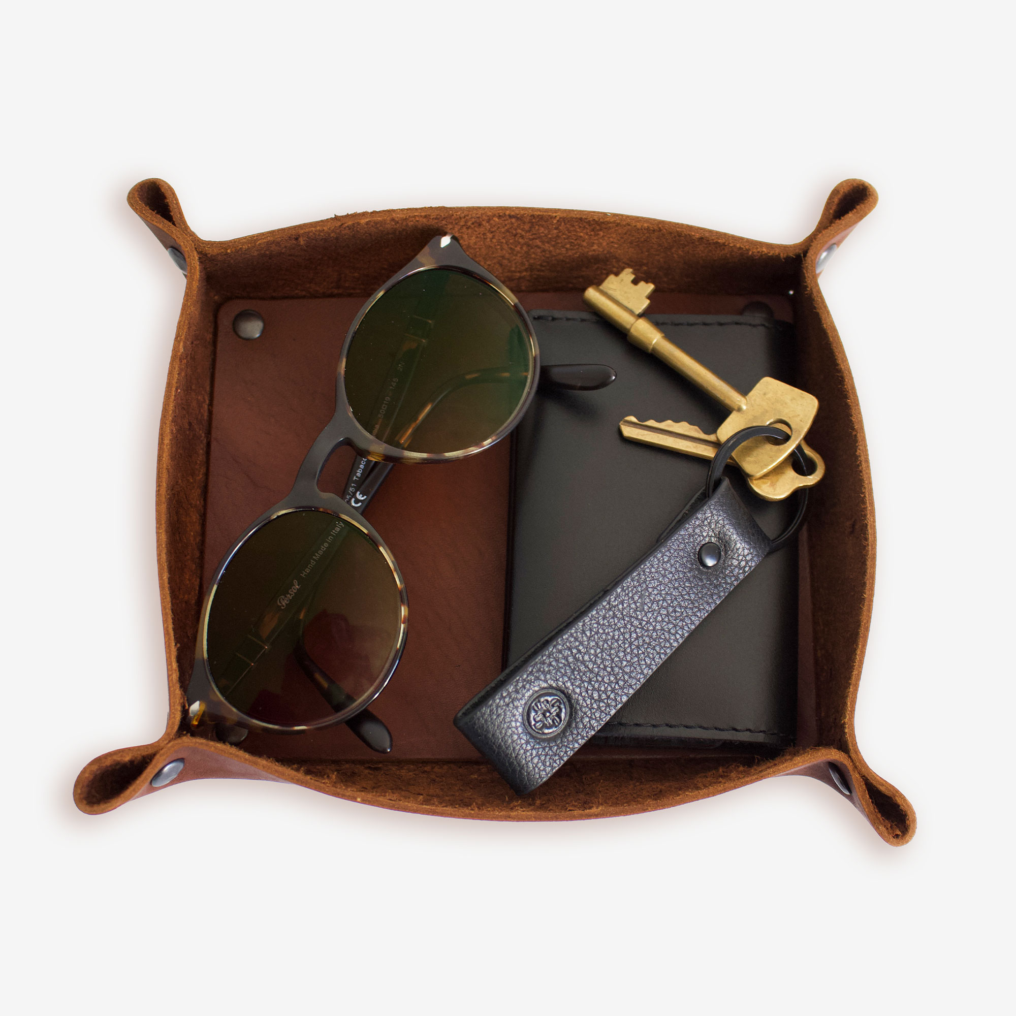 Artisan Leather Desk Tray