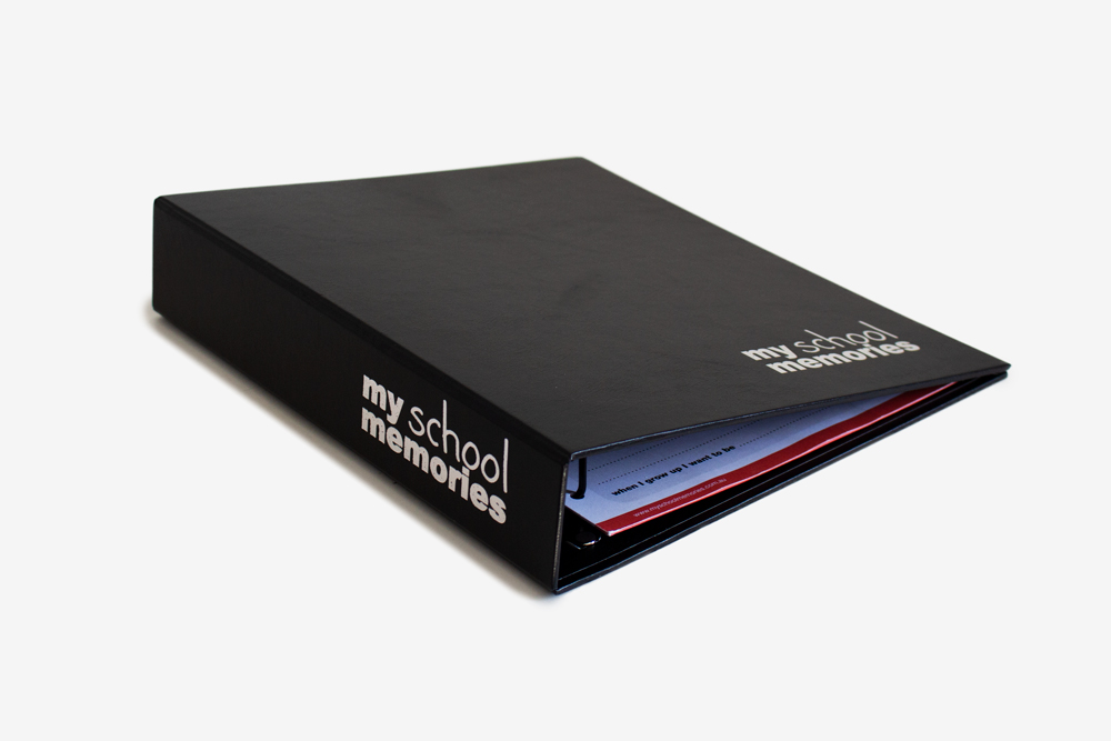 my school memories a4 ring binder custom made