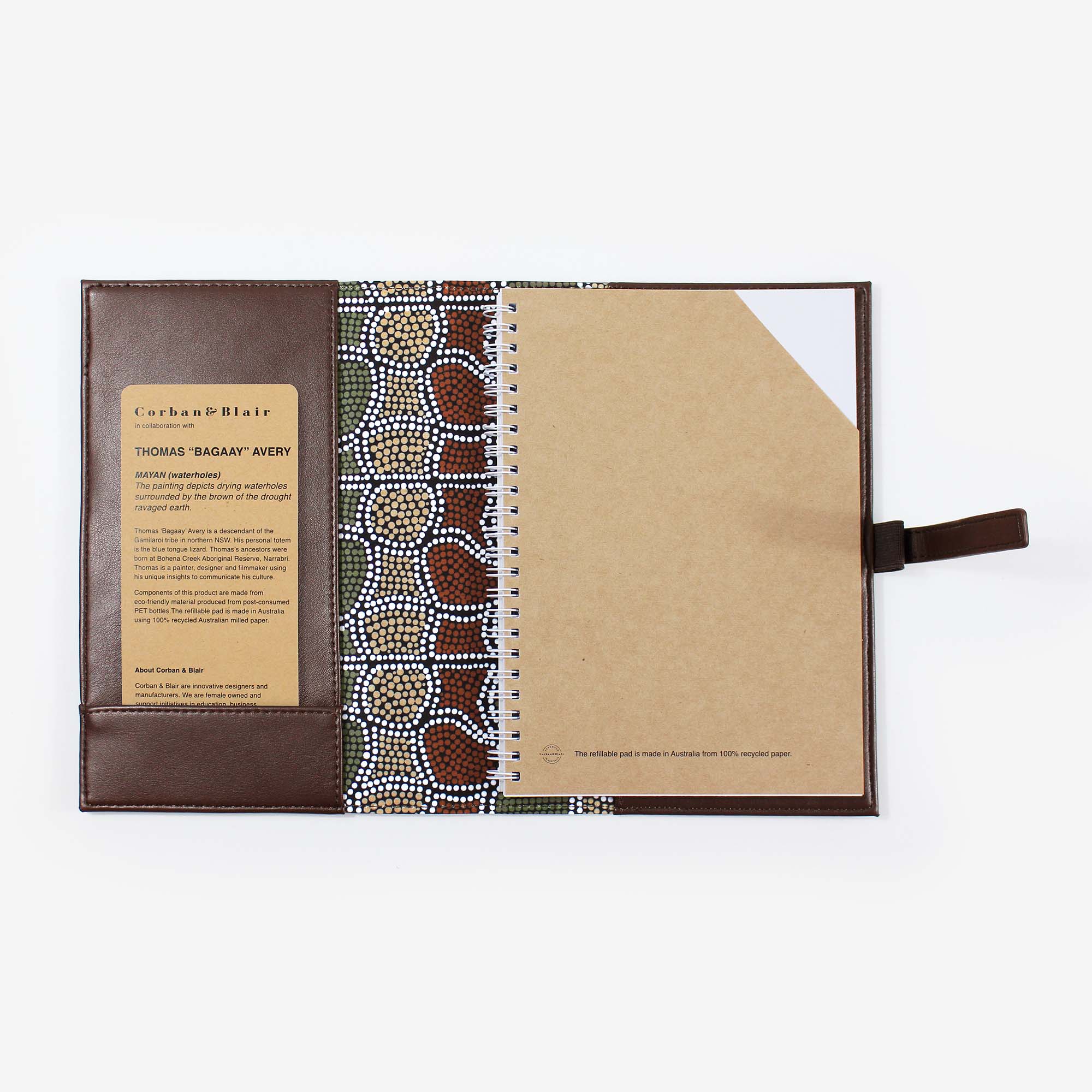 Thomas Avery Mayan A5 Journal Brown