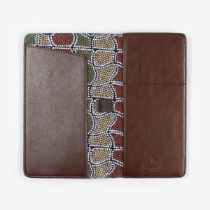 Thomas Avery Mayan Travel Wallet Brown