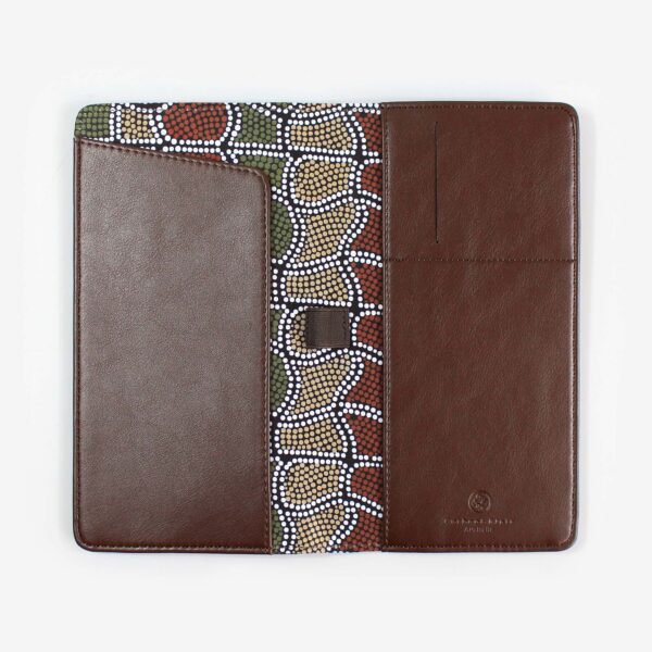 Thomas Avery Mayan Travel Wallet Brown