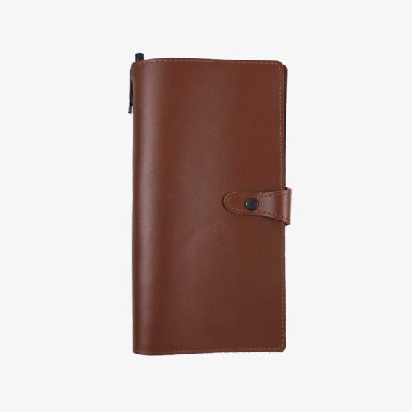 Genuine leather travel wallet