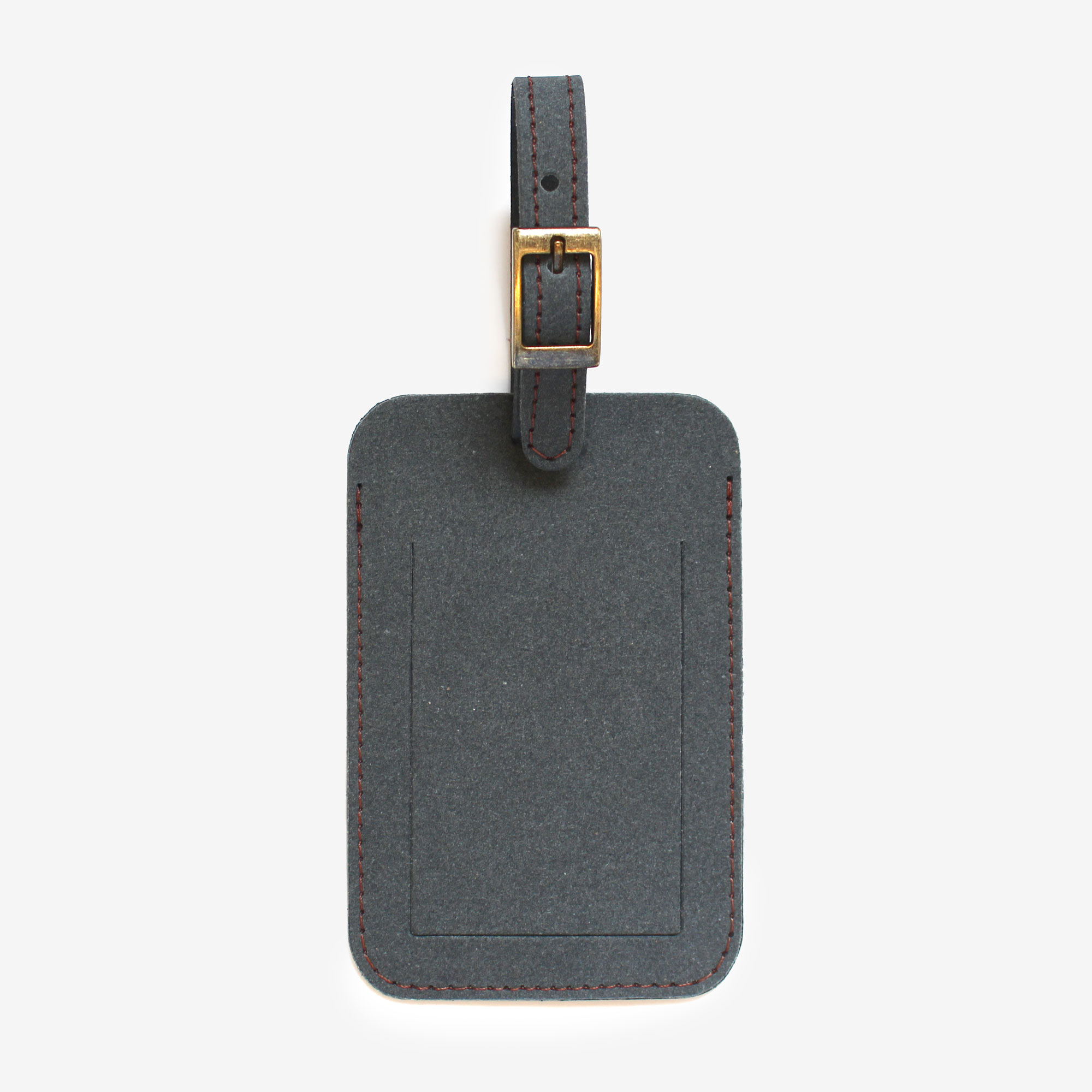 Eco Denim Luggage Tag with Buckle