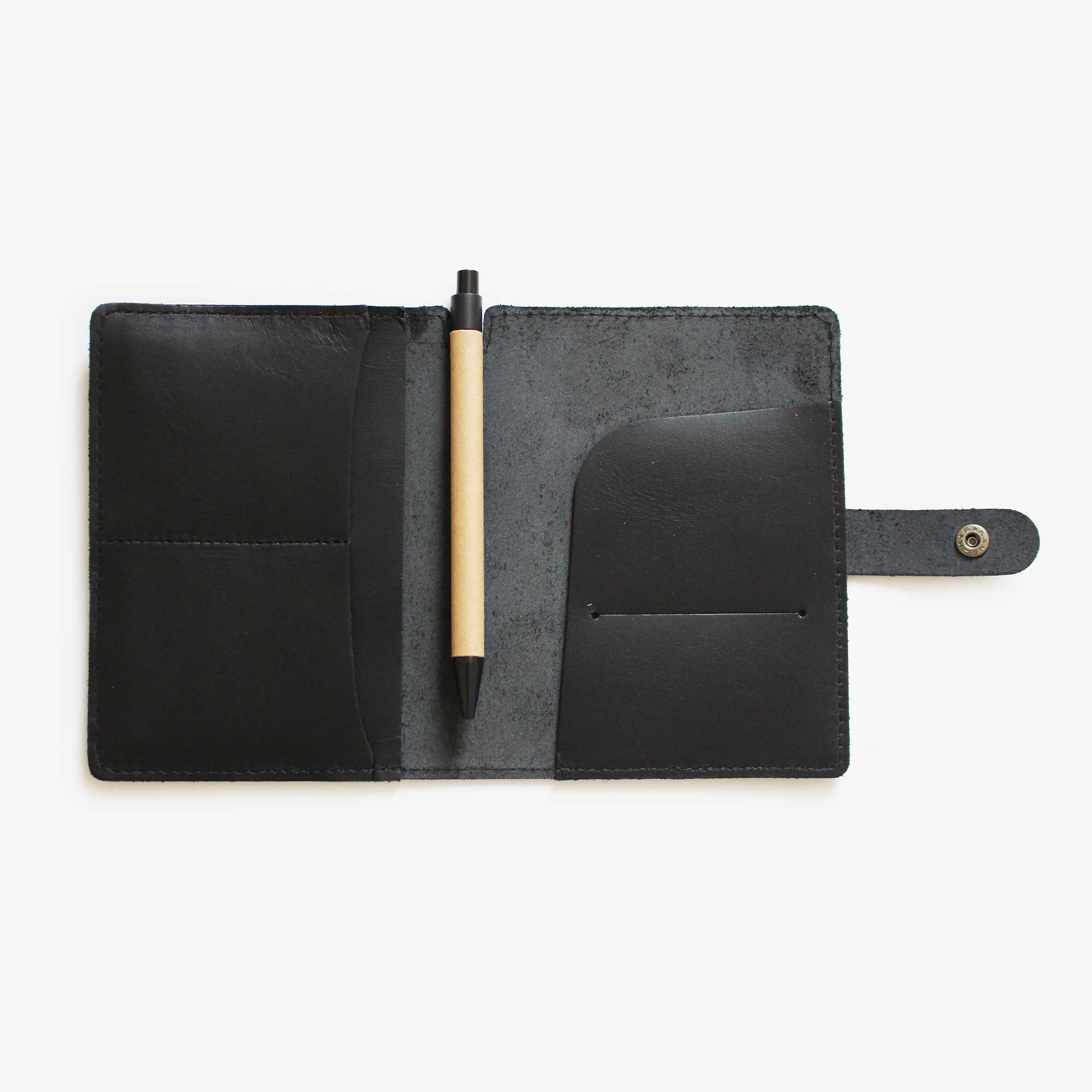 Genuine Leather Passport Wallet - Hunt Leather Collaboration