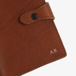 Genuine leather passport wallet