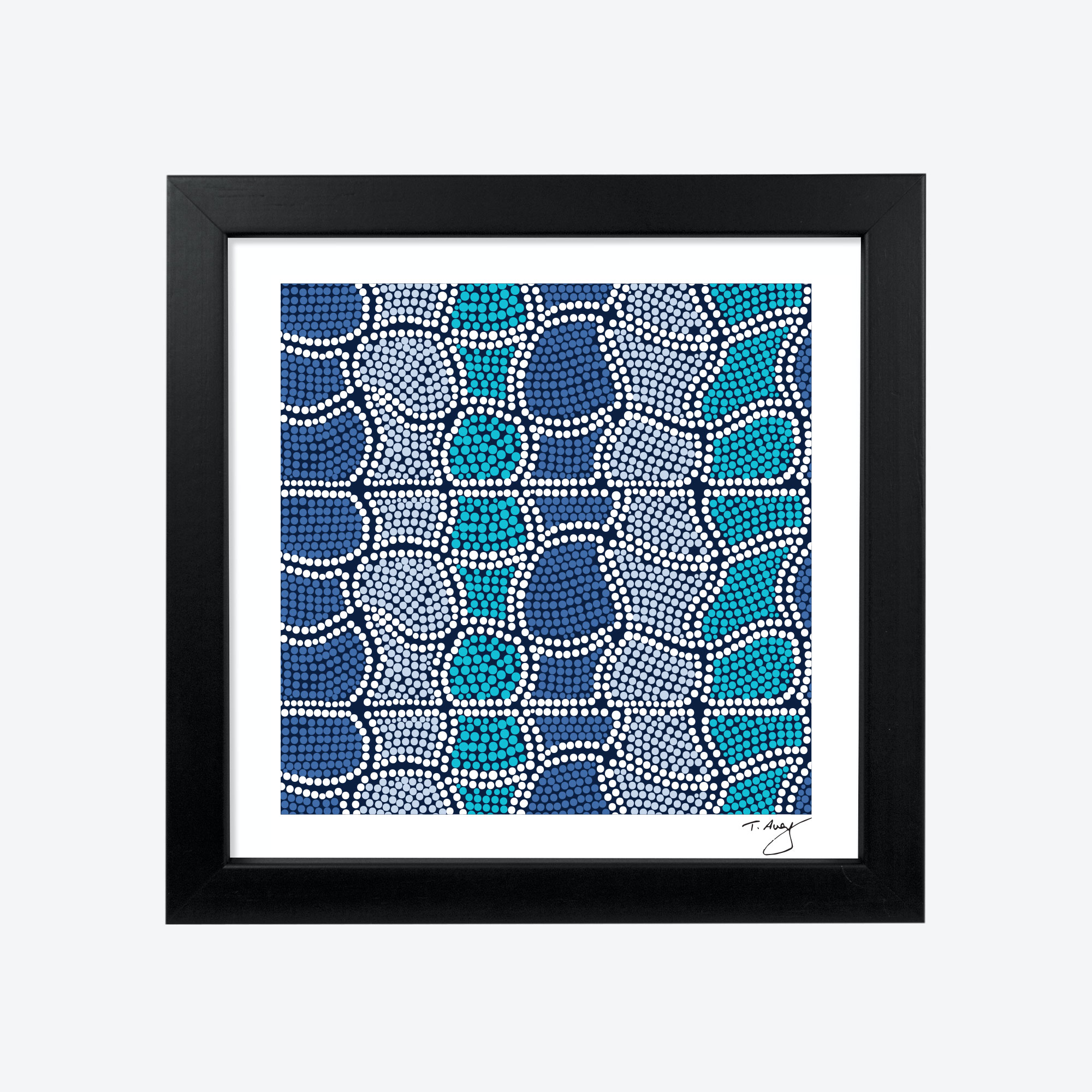 8×8″ Framed Print, Mayan by Thomas Avery