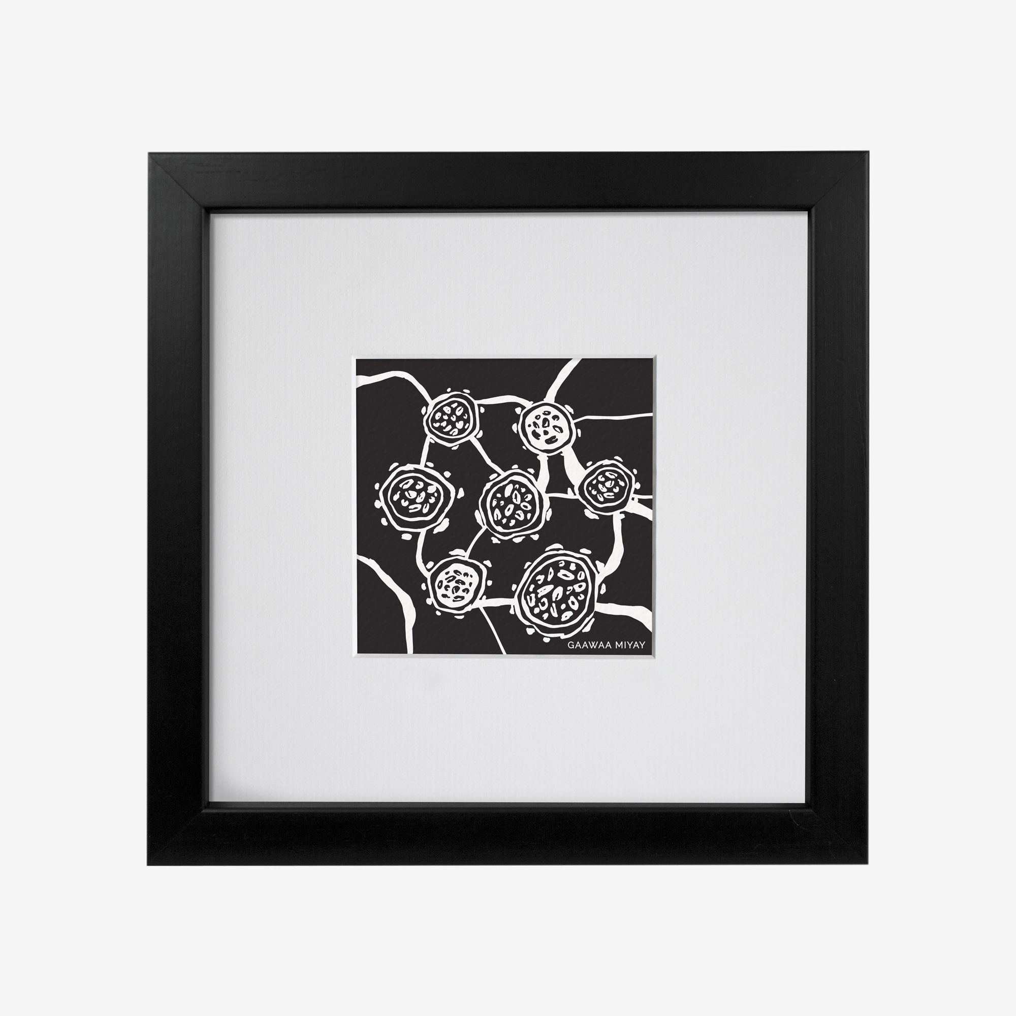 8×8″ Framed Print, BAMBUL by Lucy Simpson