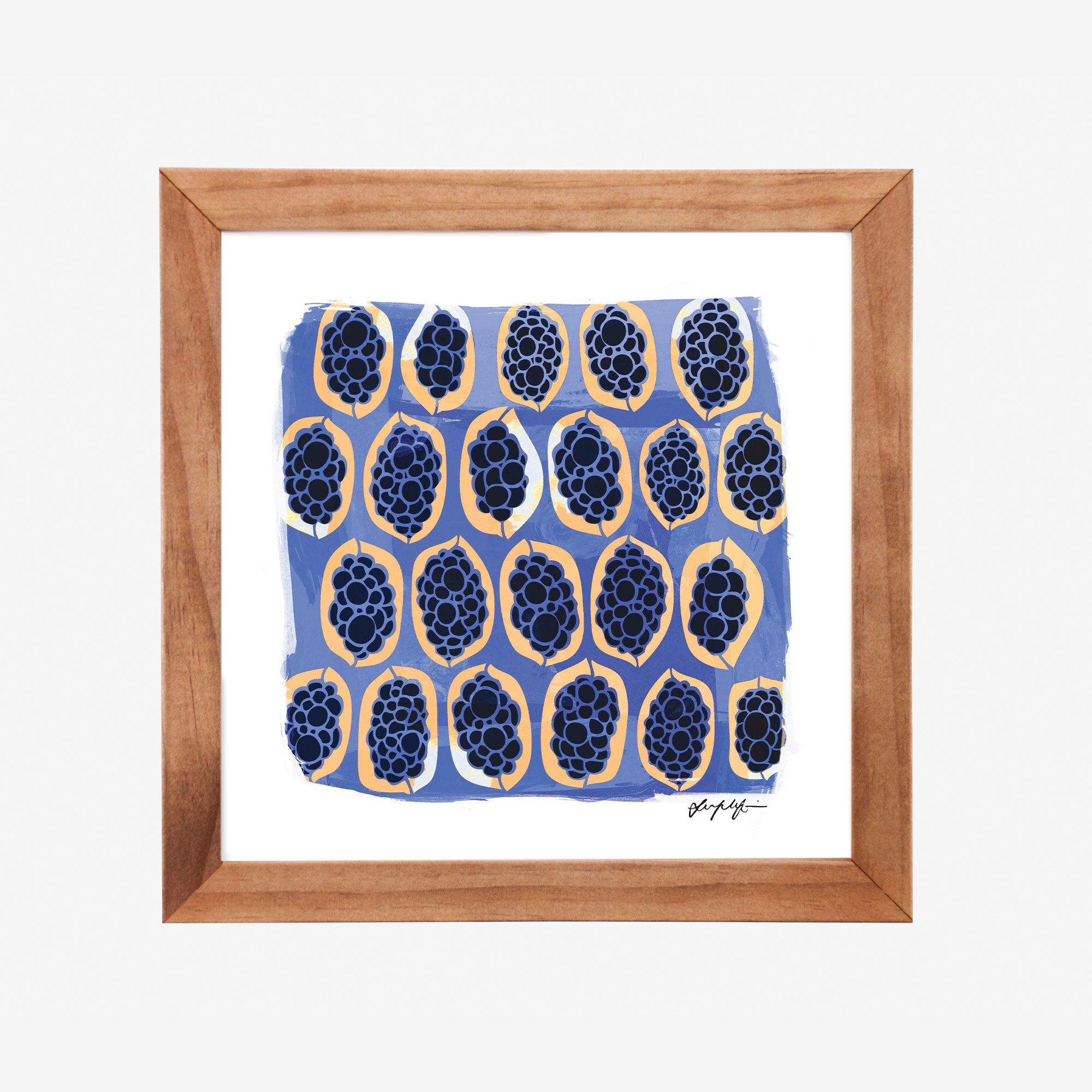 8×8″ Framed Print, GWIBIIRR by Gaawaa Miyay Designs