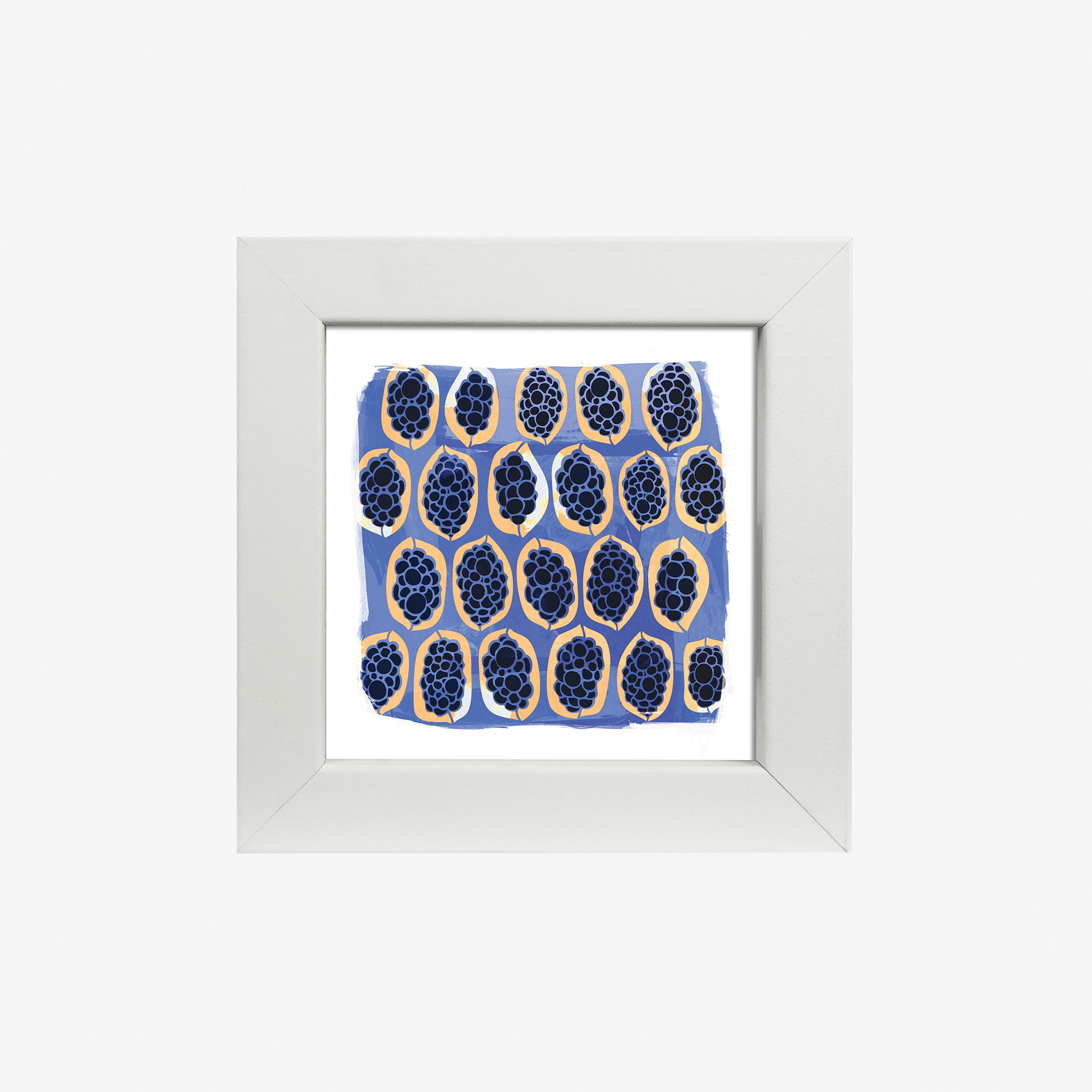 4x4″ Framed Print, GWIBIIRR by Gaawaa Miyay Designs