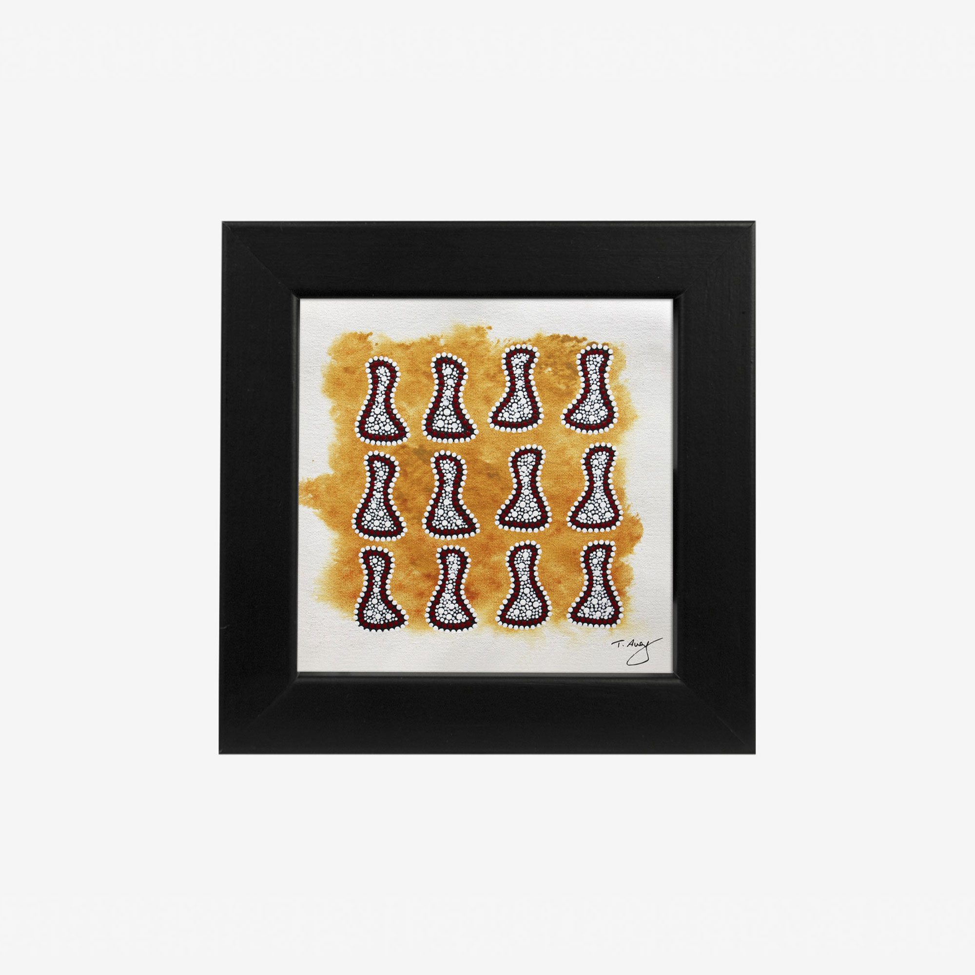 4x4″ Framed Print, Billabong by Thomas Avery