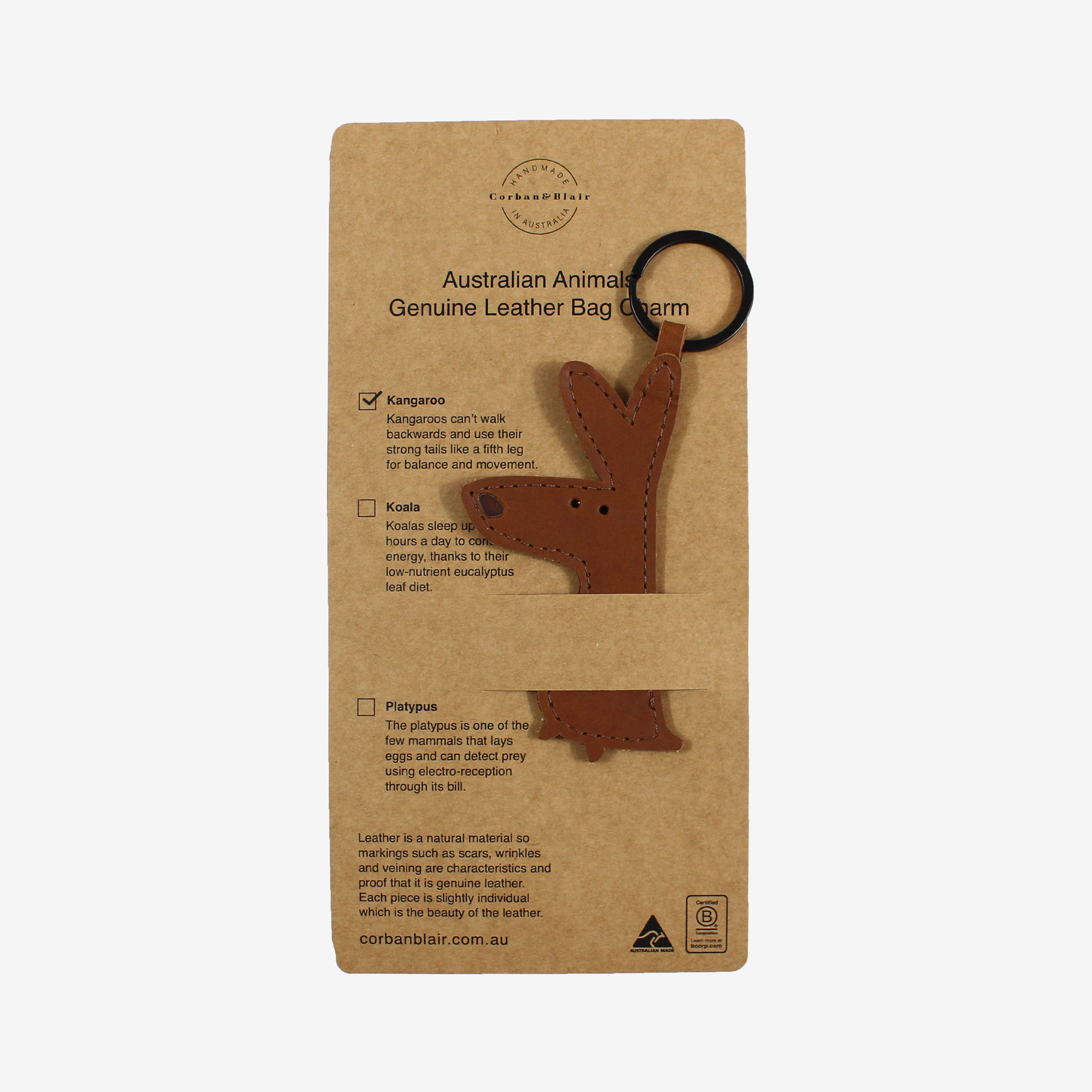Australian Animals Bag Charm – Kangaroo