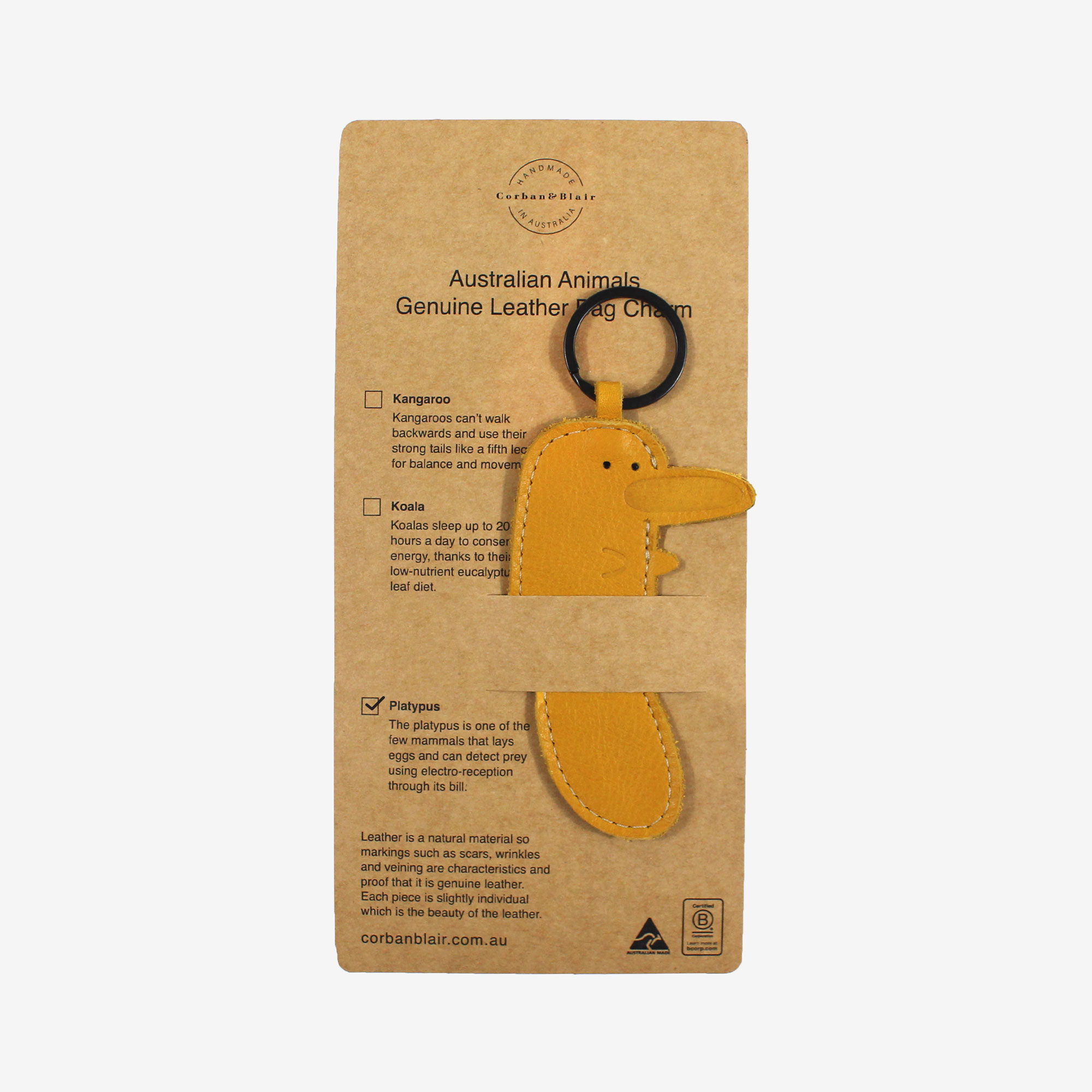 Australian Animals Bag Charm – Platypus