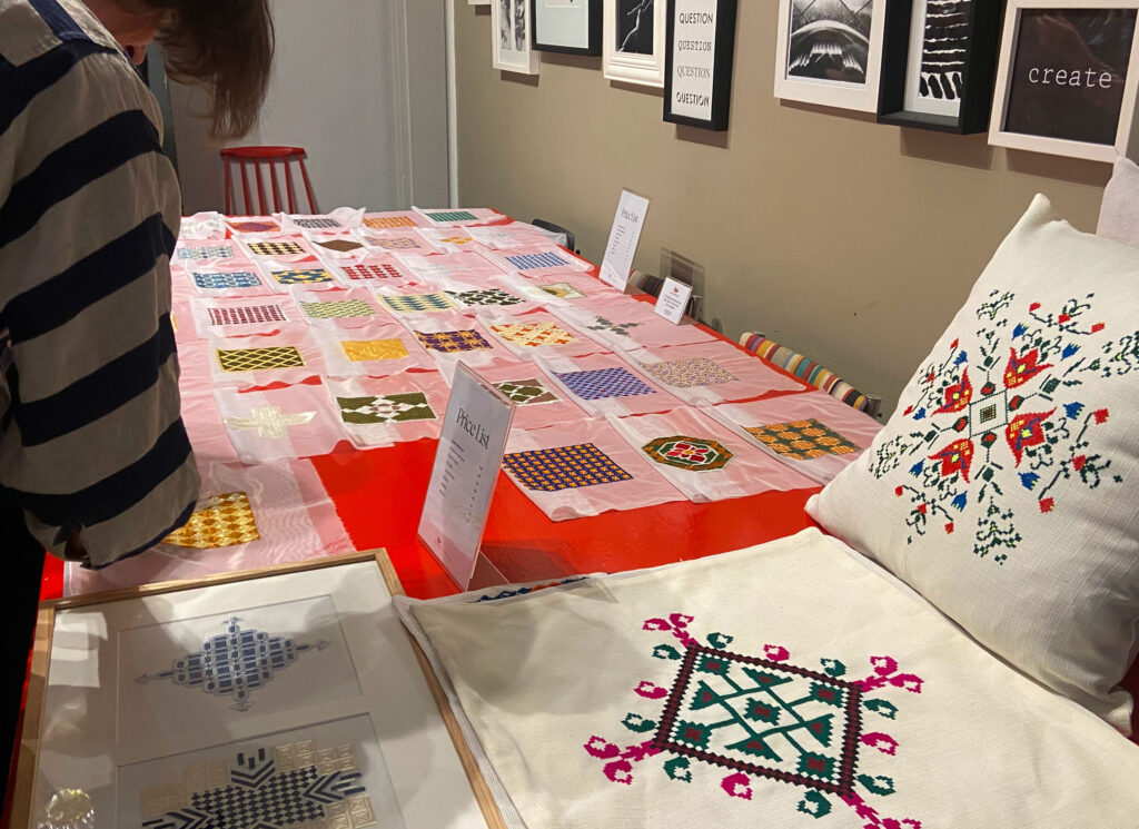 People Browsing Embroidery