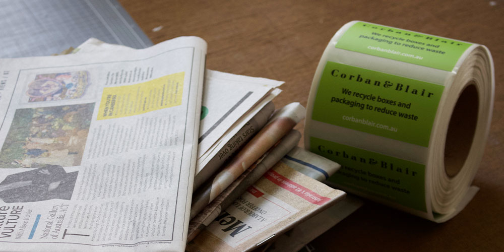 Reduce, reuse, recycle, packaging labels