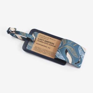 Lucy Simpson Murrgumurrgu Luggage Tag Navy