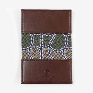 Thomas Avery Mayan Card Holder Brown