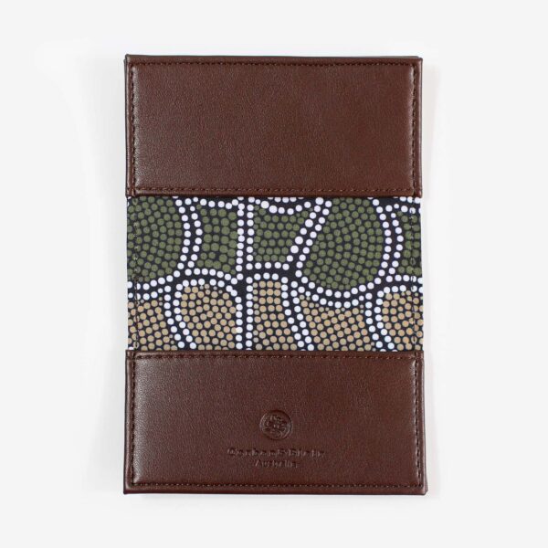 Thomas Avery Mayan Card Holder Brown