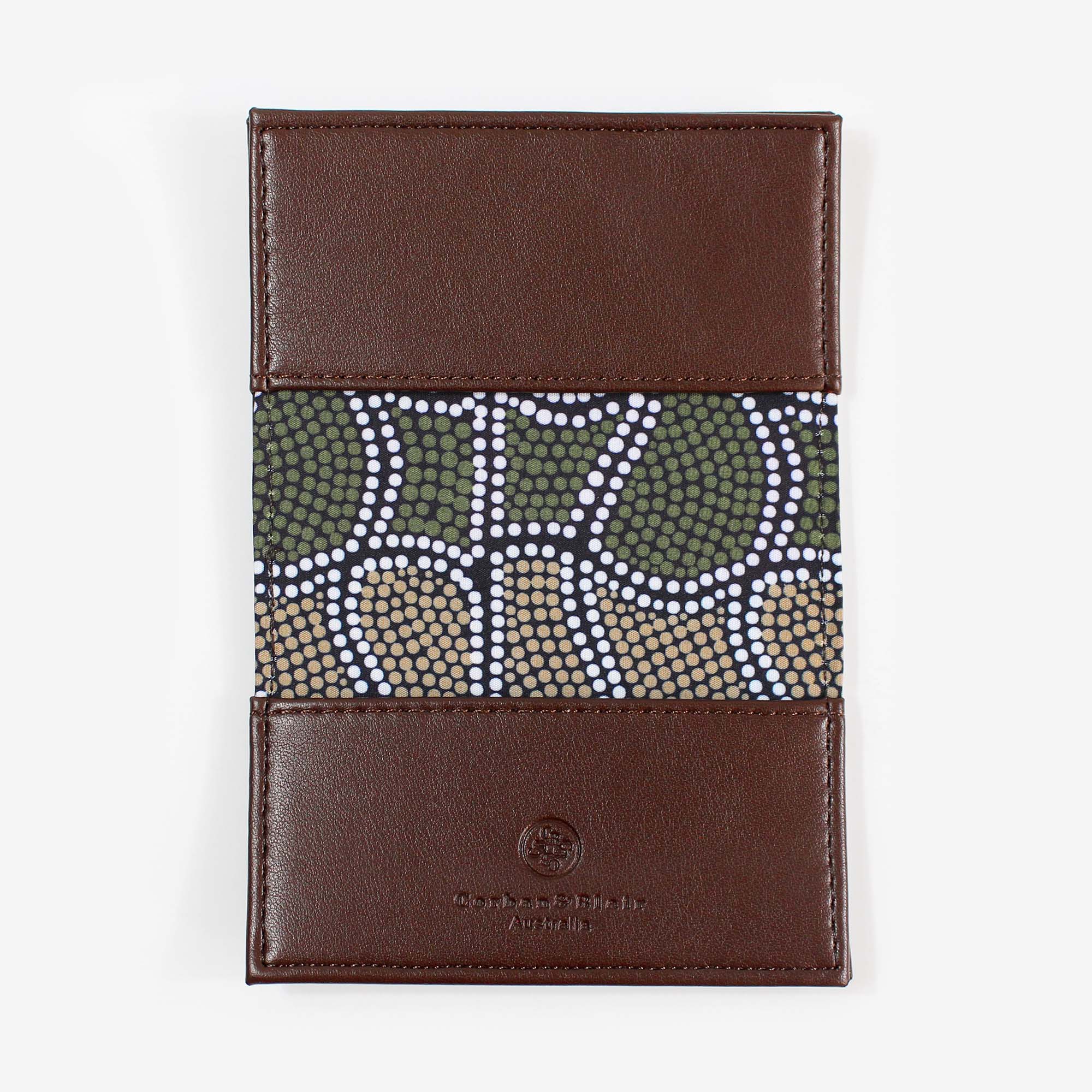 Thomas Avery Mayan Card Holder Brown