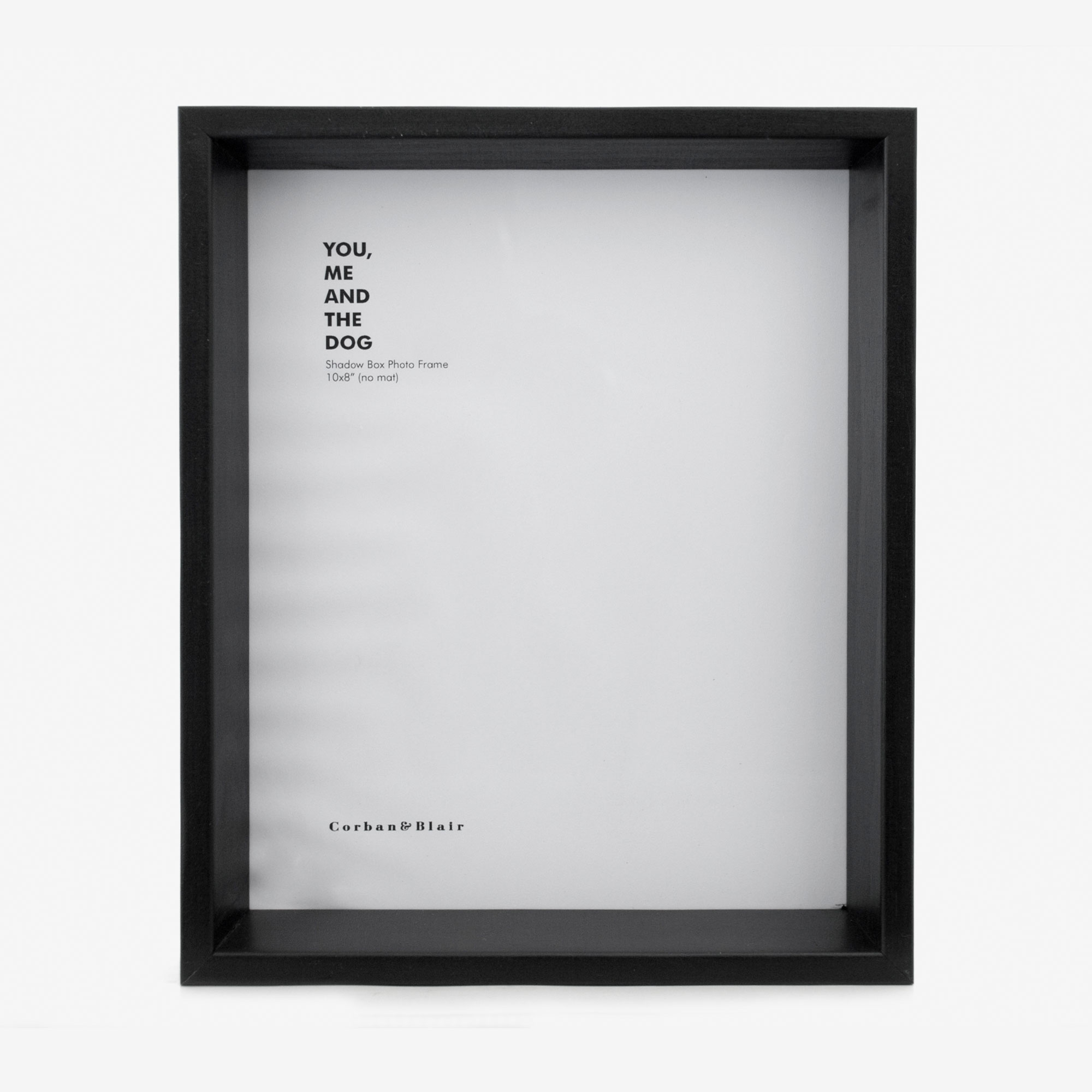 Shadow Box Frame 10×8″ Black