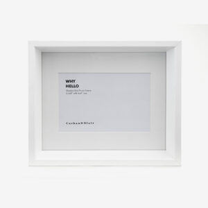Shadow Box Frame with 6×4″ Mat White