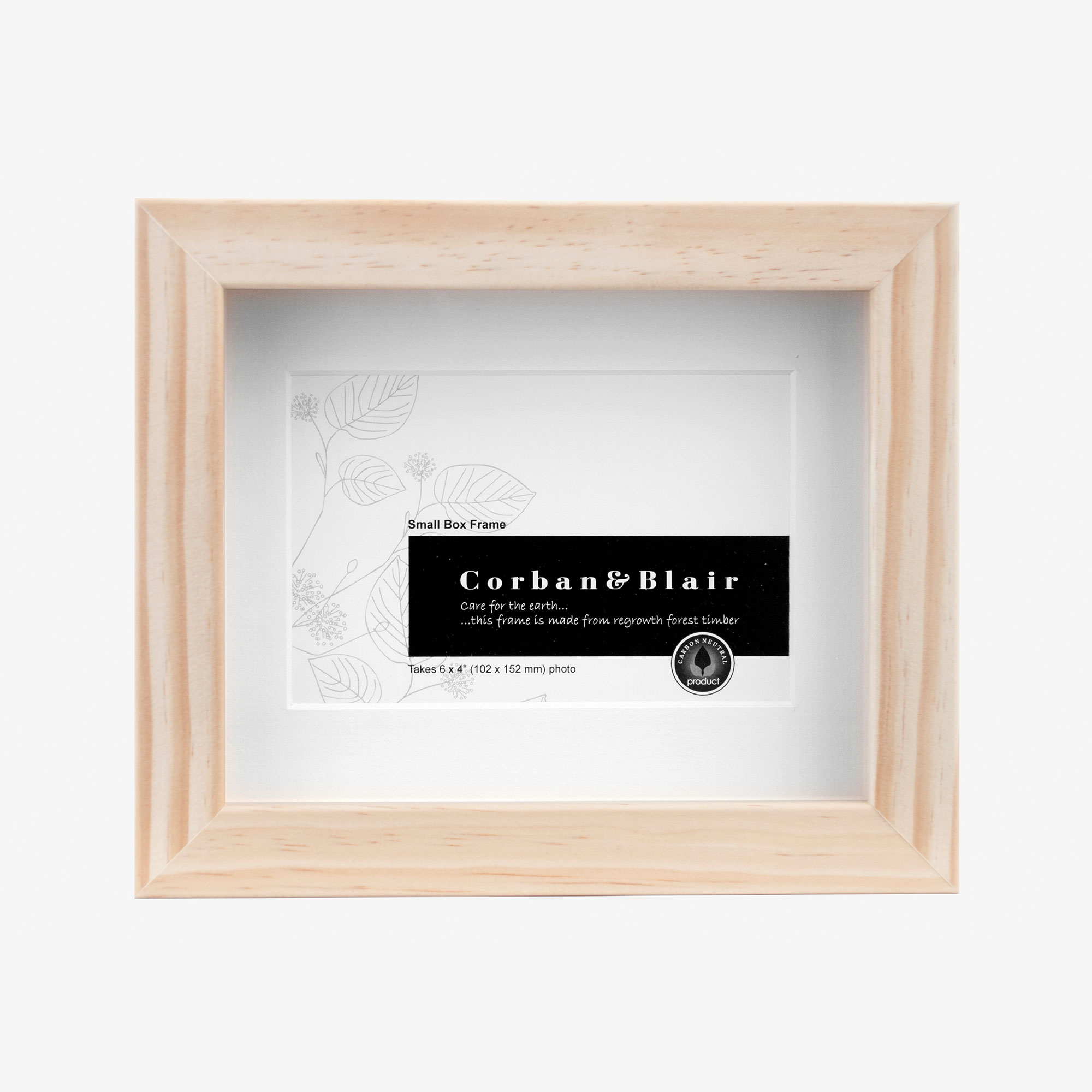 Box Frame With 6×4″ Mat