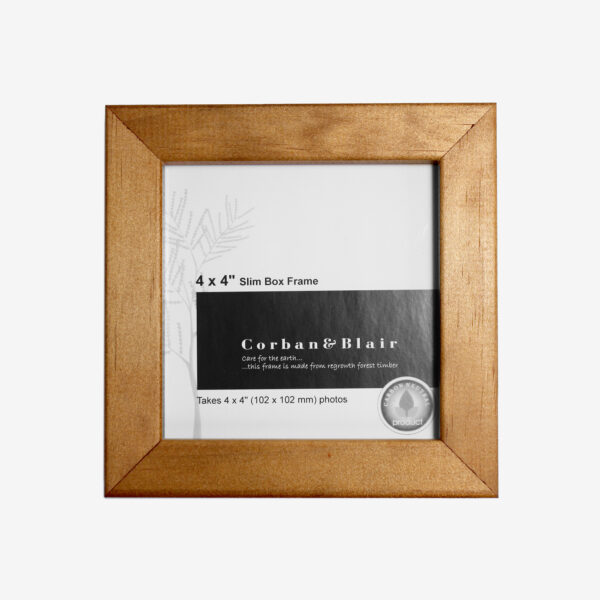 Slim Box Frame 4×4″ Walnut
