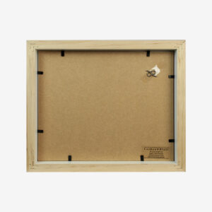 Slim Box Frame with 6×4″ Mat White Back